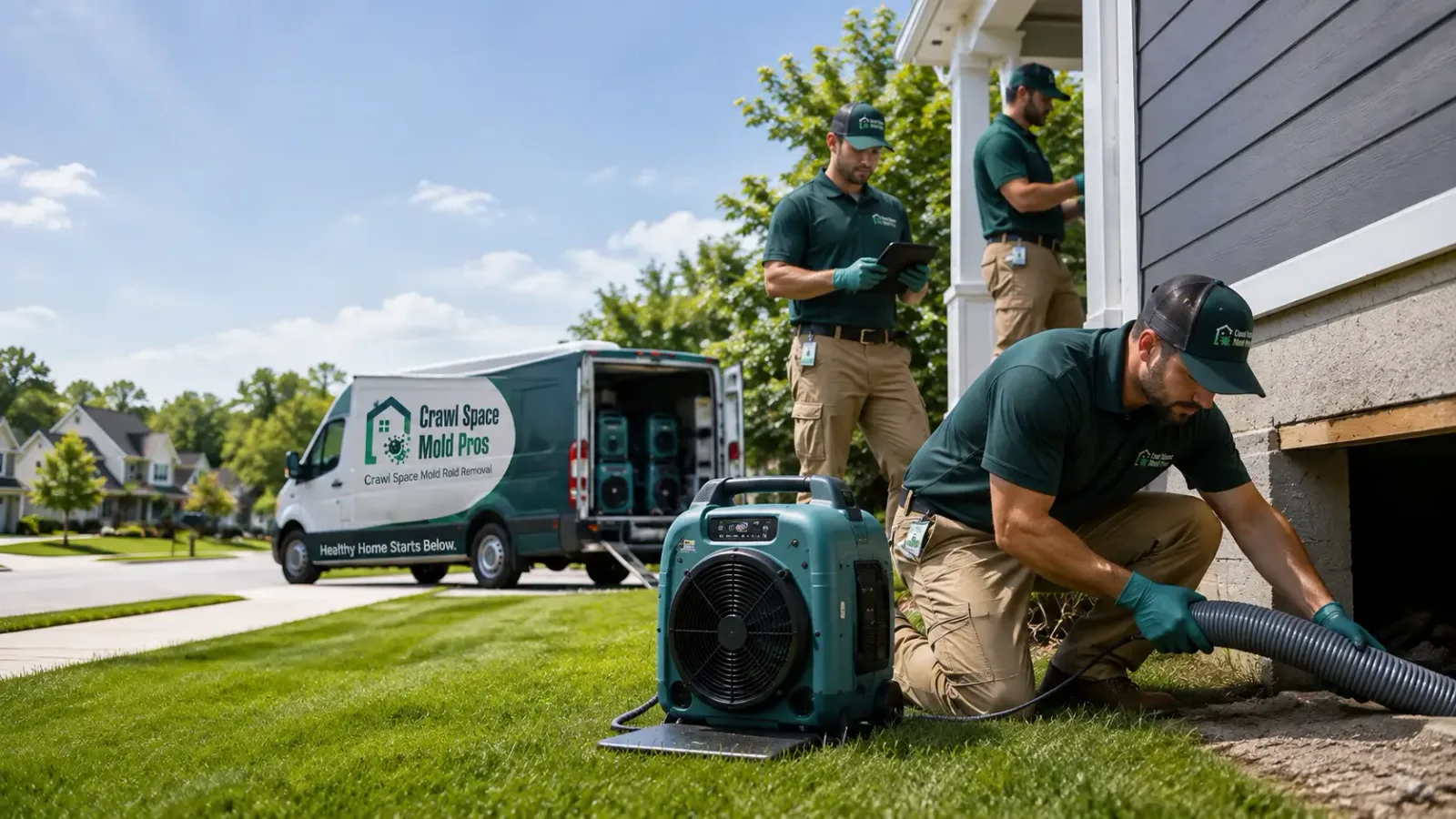 Crawl Space Mold Removal in Forest City, IA